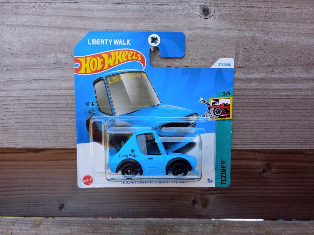 Tooned Nissan Skyline 2000GT-R LBWK Hotwheels, Ophalen, Nieuw, Auto