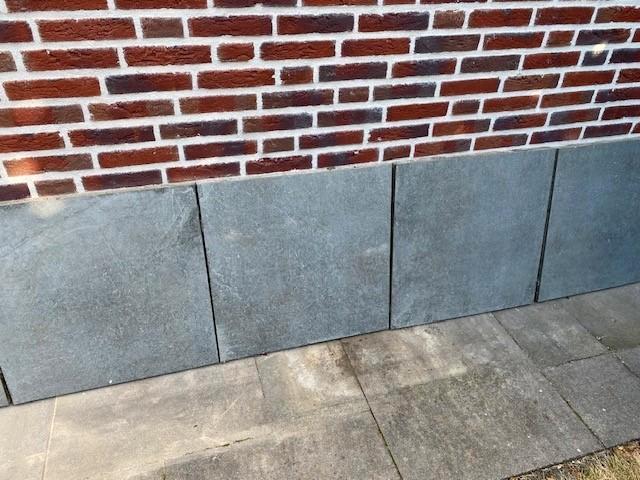 terrastegel GeoCeramica 60x60x4 cm Roccia Carbon, Tuin en Terras, Tegels en Klinkers, Gebruikt, Terrastegels, Keramiek, Minder dan 5 m²