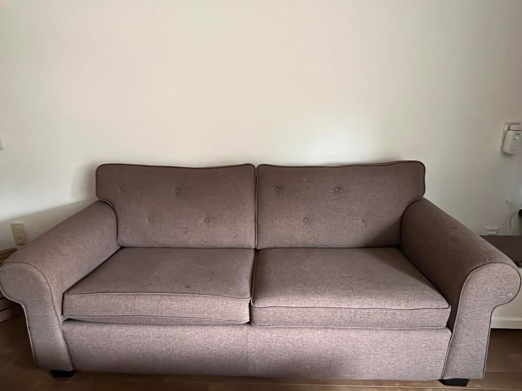 Comfortabele gebruikte bank, Ophalen, Gebruikt, Driepersoons, 75 tot 100 cm