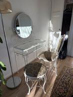 Brocante kaptafel, Ophalen, Gebruikt, Metaal of Aluminium, 100 tot 150 cm