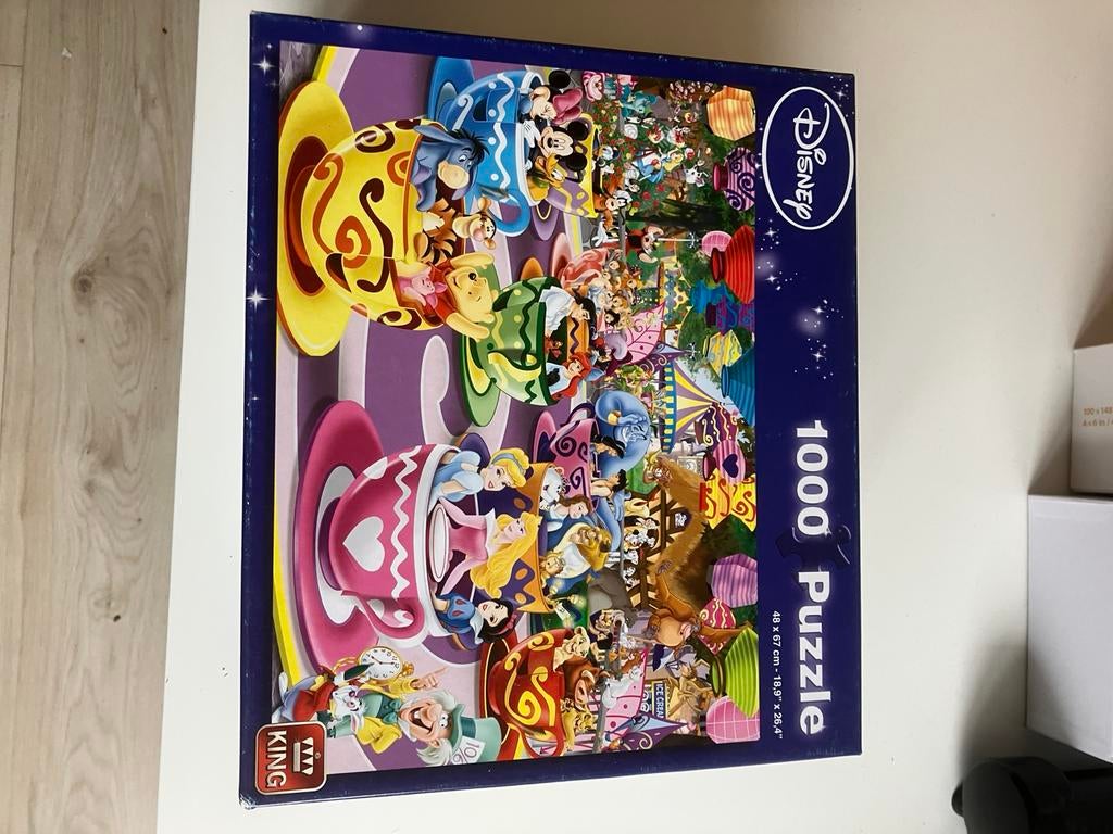 Leuke disney puzzel 1000 stukjes, Ophalen, 500 t/m 1500 stukjes, Zo goed als nieuw