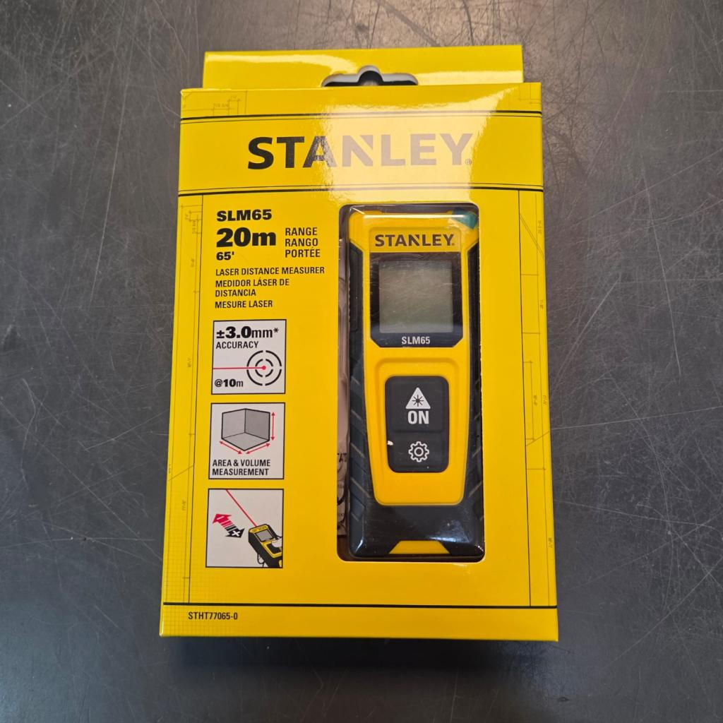 Stanley Laserafstandsmeter SLM65 - 20m - Geel/Zwart, Flex Ltd., Nieuw, https://flex.com/contact-us, Nobelstraat 10, 5807 GA Oostrum LB, Limburg, Nederland