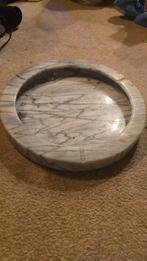 Grote marmeren asbak - Vintage design, Verzamelen, Rookartikelen, Aanstekers en Luciferdoosjes, Ophalen of Verzenden, Gebruikt