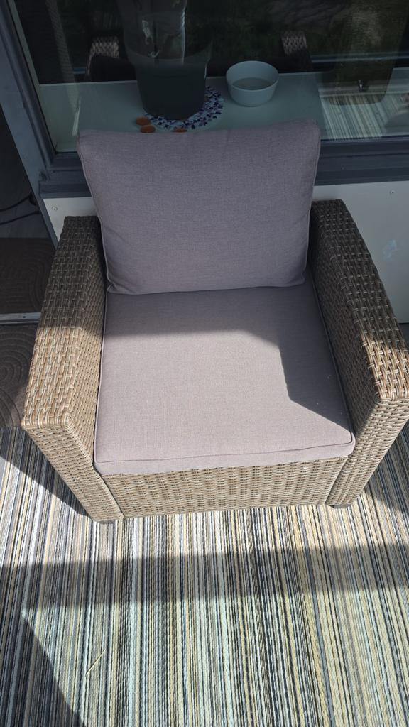 JYSK Loungefauteuil naturel, Ophalen, Nieuw, Wicker