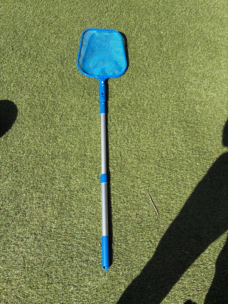 Zwembad schepnet met telescopische steel, Tuin en Terras, Zwembad-toebehoren, Ophalen of Verzenden, Zo goed als nieuw, Overige typen