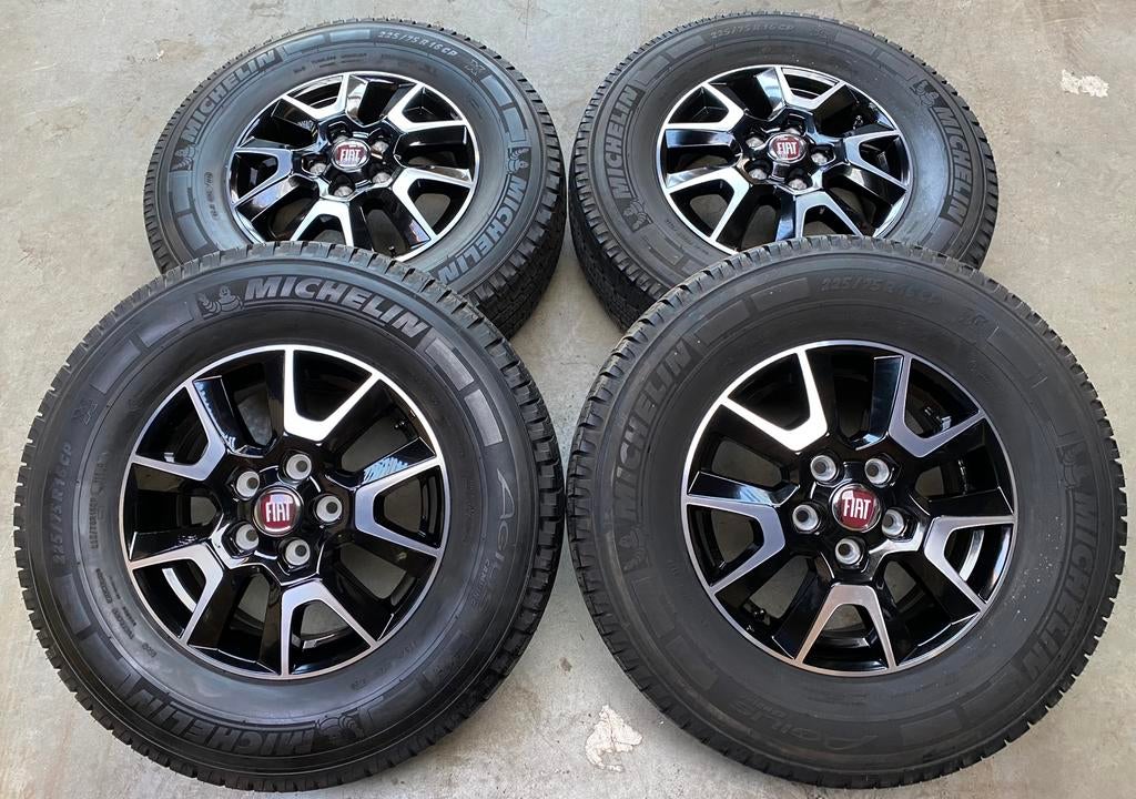 Fiat Ducato Camper Velgen Zomerbanden Michelin 225 75 16, 16 inch, Banden en Velgen, Nieuw, Ophalen of Verzenden