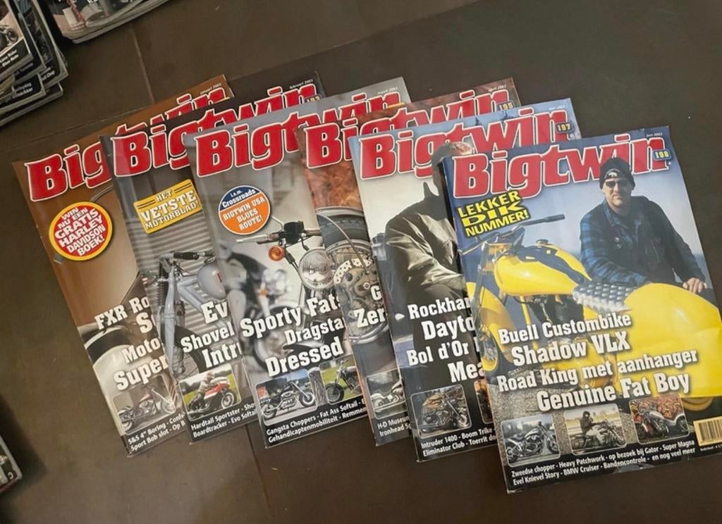 Bigtwin Motormagazines - Diverse Uitgaven, Ophalen of Verzenden, Gelezen, Algemeen