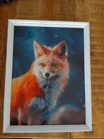 Diamondpainting vos met witte lijst, Ophalen