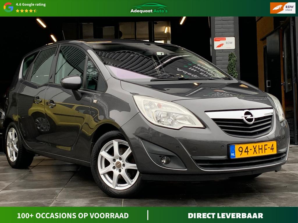 Opel Meriva 1.4 Turbo Cosmo|Trekhaak|Cruise|PDC|Airco|APK, Voorwielaandrijving, Euro 5, Stof, Gebruikt