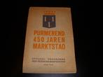 Programmaboekje + krant Purmerend 450 jaar Marktstad 1934, Antiek en Kunst, Curiosa en Brocante, Ophalen of Verzenden