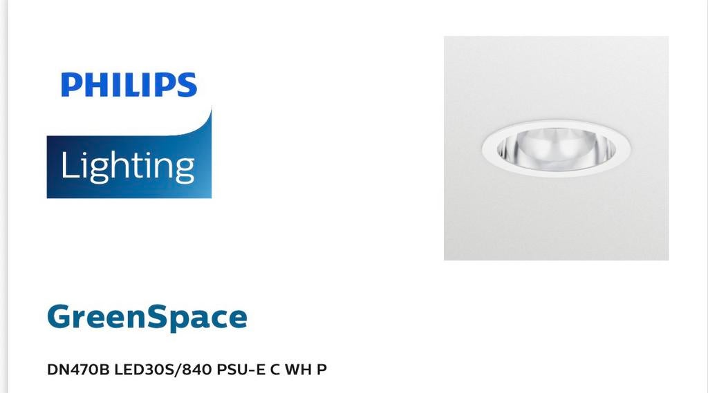 10x Philips Downlight, Ophalen, Metaal of Aluminium, Nieuw, Led
