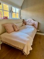 Meisjesbed kidsdepot Lisa velours roze 90x20, Ophalen, 85 tot 100 cm, Zo goed als nieuw, Lattenbodem