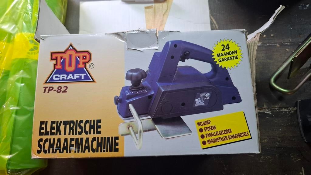 Top Craft TP-82 Elektrische Schaafmachine, Ophalen of Verzenden, Gebruikt, Elektrisch