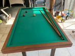 Biljart tafel met leistenen plaat, Sport en Fitness, Biljarten en Poolen, Ophalen, Gebruikt