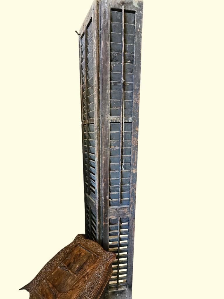 Antieke houten luiken - Decoratief en sfeervol, Antiek en Kunst, Curiosa en Brocante, Ophalen