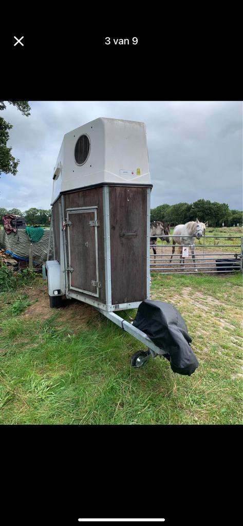Paardentrailer opknapper, Dieren en Toebehoren, Ophalen of Verzenden, Gebruikt, Overige materialen, 1-paards trailer