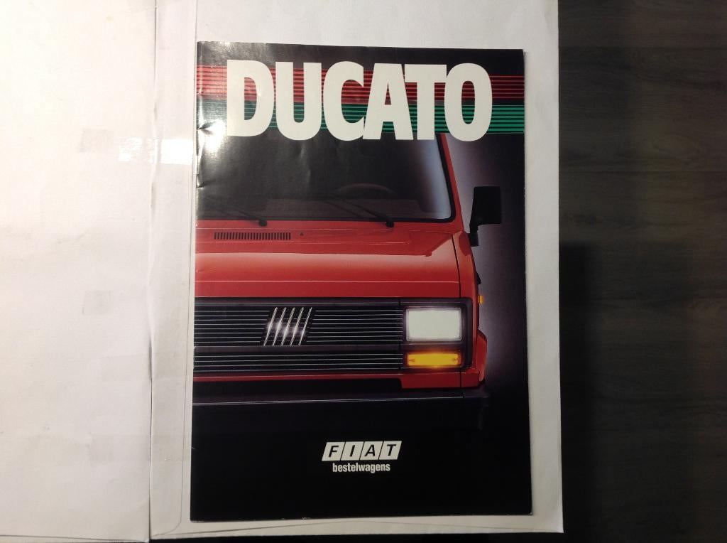 Fiat Ducato folder NED 32 blz 1986, Ophalen of Verzenden, Nieuw, Overige merken