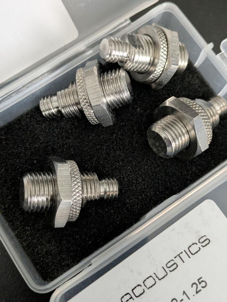 IsoAcoustics Gaia II/III M12-1,25 verloopjes/adapters, Ophalen of Verzenden, Zo goed als nieuw