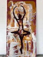Abstract schilderij ballet,ballerina 60x120, Ophalen of Verzenden