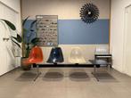 Vitra | Eames | Tandem Seating | Fiberglass & Tafeltje | 1x, Gebruikt, Drie, Herman Miller, Ophalen of Verzenden