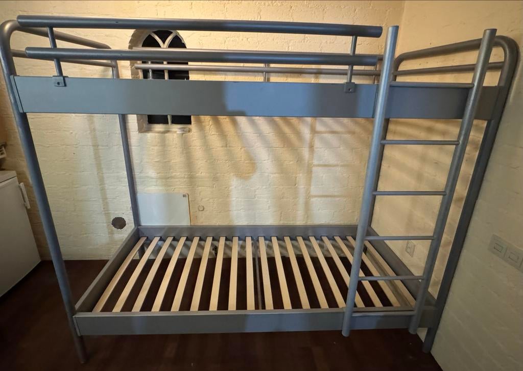 Hasena Stapelbed Staal - Zeer Degelijk en Stabiel, Ophalen, Gebruikt, Eenpersoons, Overige maten