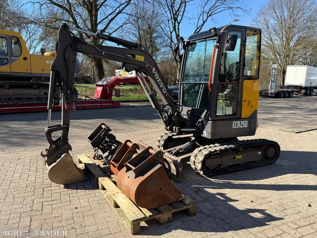 Volvo ECR25D 4 buckets, Zakelijke goederen, Machines en Bouw | Kranen en Graafmachines, Niet opgegeven, -, Niet opgegeven, Graafmachine