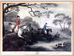 Schilderij / gravure fox hunting, Ophalen