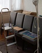 Eetkamerstoelen 4 stuks Nieuw Grijs Stof Hout, Ophalen, Nieuw, Vier, Stof