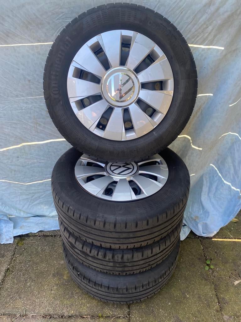 Velgen staal Volkswagen UP 4x100 zomer 175/65/14 32t, Auto-onderdelen, Banden en Velgen, Ophalen, 14 inch, Gebruikt, 175 mm