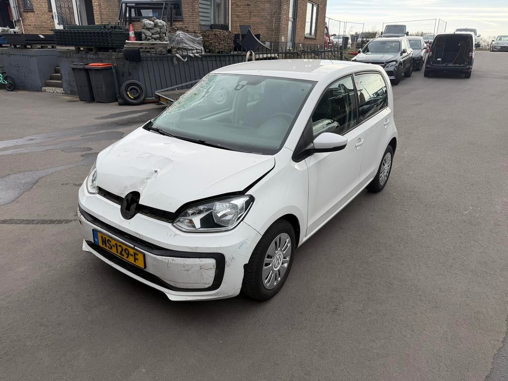 Volkswagen Up 2017 btw auto, Auto diversen, Schadeauto's, Ophalen, Zilver of Grijs, Benzine