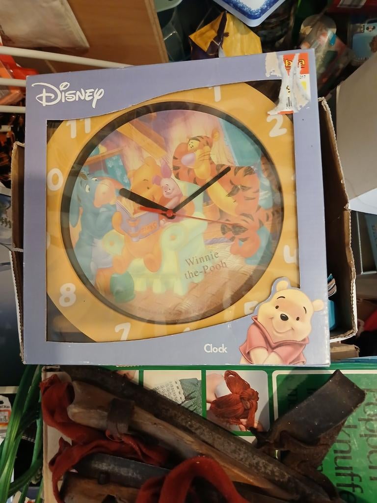 Nieuwe Winnie the Pooh Klok - Disney, Ophalen of Verzenden, Nieuw, Analoog, Wandklok