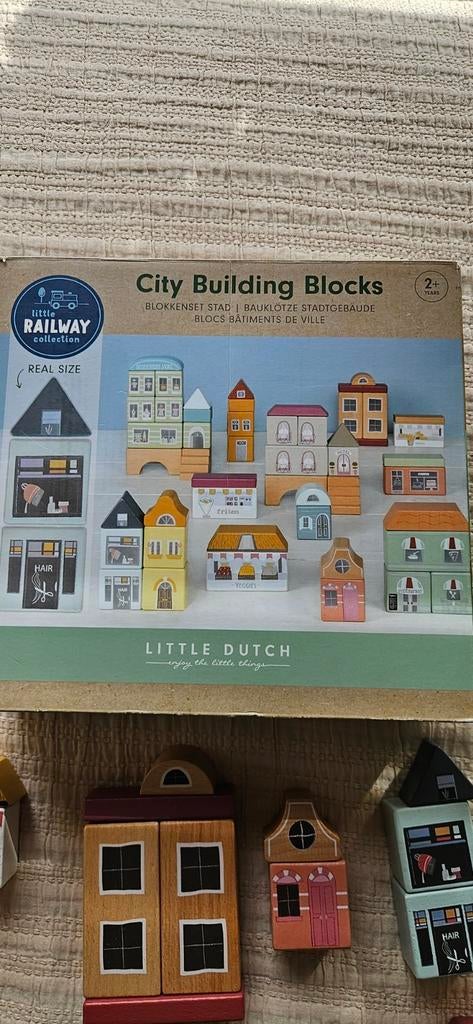 Little Dutch City Building Blocks, 50pcs, Kinderen en Baby's, Speelgoed | Poppenhuizen, Ophalen of Verzenden, Zo goed als nieuw