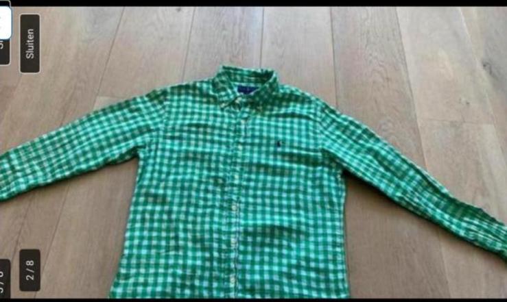 Ralph lauren L, Ophalen of Verzenden, Zo goed als nieuw, Groen, Halswijdte 41/42 (L)