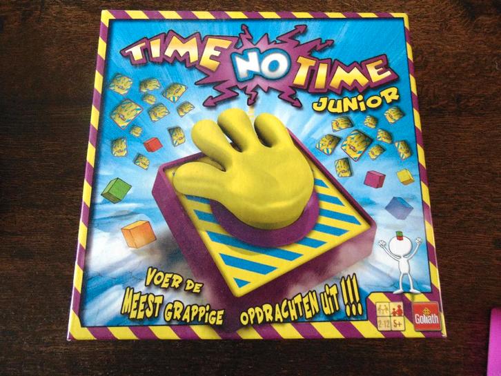 Time No Time Junior Spel van Goliath, Hobby en Vrije tijd, Gezelschapsspellen | Overige, Zo goed als nieuw, Een of twee spelers