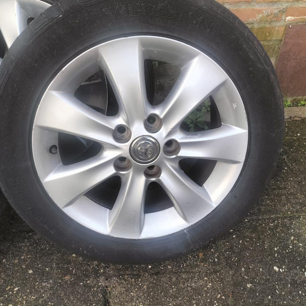 Toyota licht metalen velgen, Auto-onderdelen, Banden en Velgen, Ophalen, Gebruikt, Velg(en), 16 inch