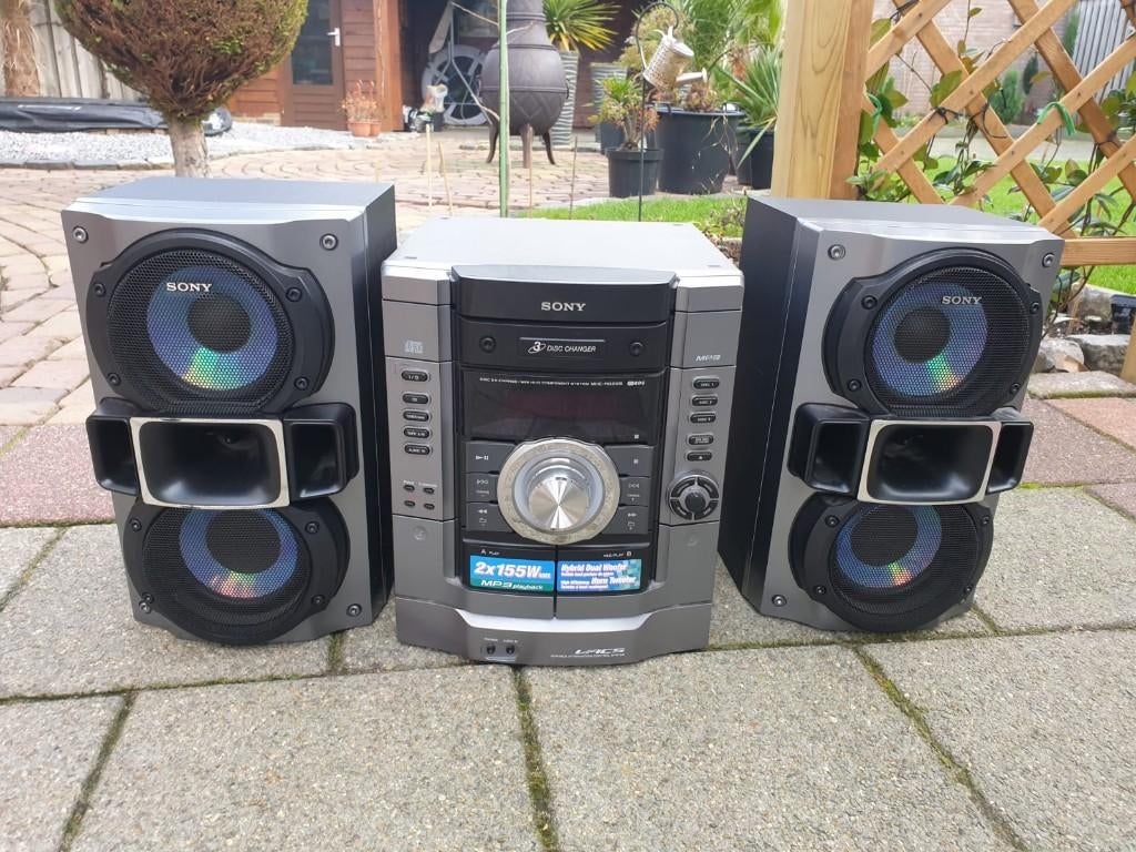 Sony hcd-rg295 Stereo set 155watt met afstandsbediening, Audio, Tv en Foto, Stereo-sets, Ophalen, Zo goed als nieuw, Tuner of Radio