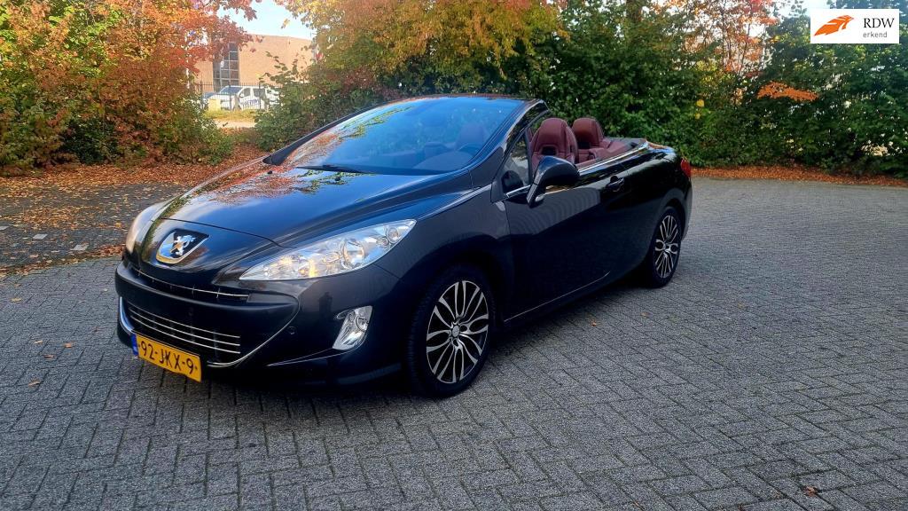 Peugeot 308 CC 1.6 THP Premiere, Auto's, 4 cilinders, 4 stoelen, Zwart, Bedrijf