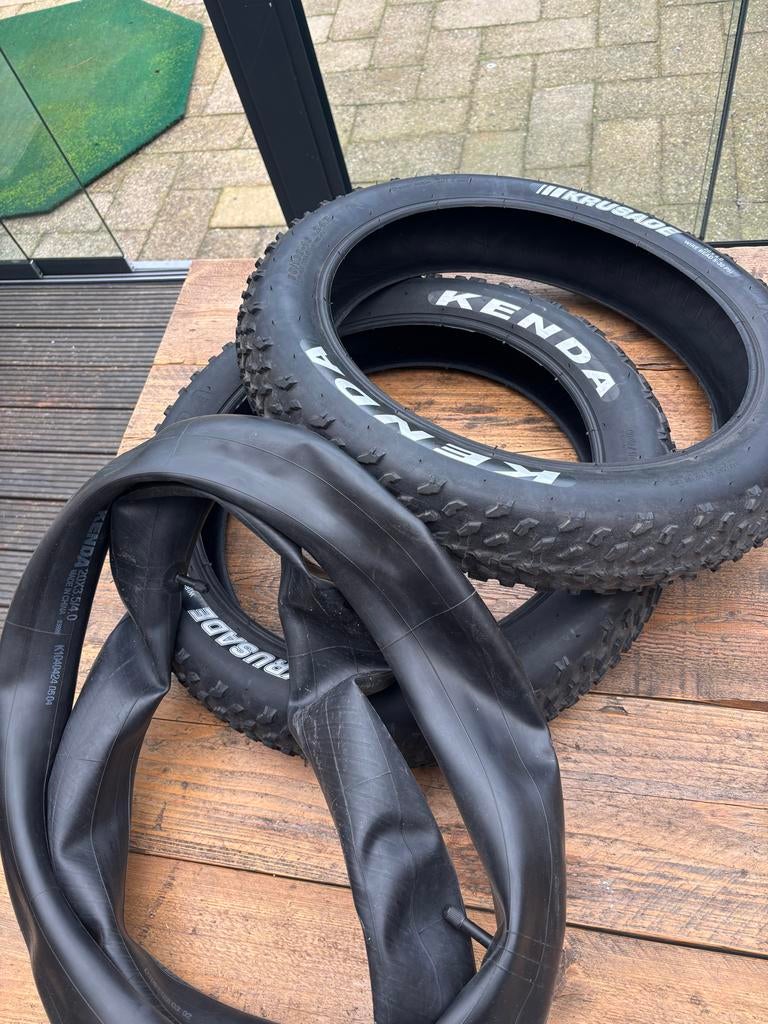 20x4.0 Fatbike Banden Kenda Krusade, Gebruikt, Band, Ophalen of Verzenden, Fatbike