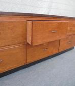 Mooie lage  ladekast winkelkast apothekerskast, Antiek en Kunst, Ophalen of Verzenden