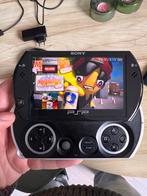 PSP Go met 10 games en ARK4 firmware – goede staat, Spelcomputers en Games, Spelcomputers | Sony PSP, Zwart, Ophalen of Verzenden