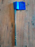Te koop 50 blauwe markeringsvlaggen, Ophalen of Verzenden