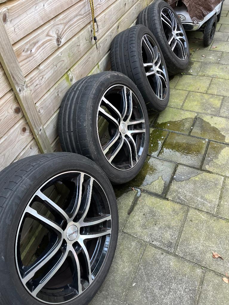 4 Sport velgen van Dezent., Auto-onderdelen, Banden en Velgen, Ophalen, 18 inch, Gebruikt, Velg(en)