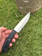 Handgemaakt outdoor mes | 1095 staal | Zwart micarta handvat, Ophalen of Verzenden, Zo goed als nieuw