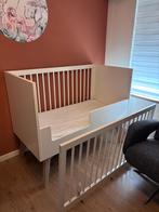 Kidsmill Sixties Commode & Ledikant Eiken/wit 120x60 +matras, Kinderen en Baby's, Ophalen, Gebruikt, 50 tot 70 cm, 100 cm of meer