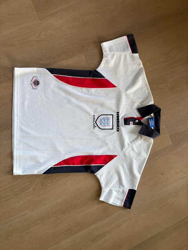 Vintage England Home-shirt van Umbro, Wit, Maat 56/58 (XL), Ophalen of Verzenden, Zo goed als nieuw