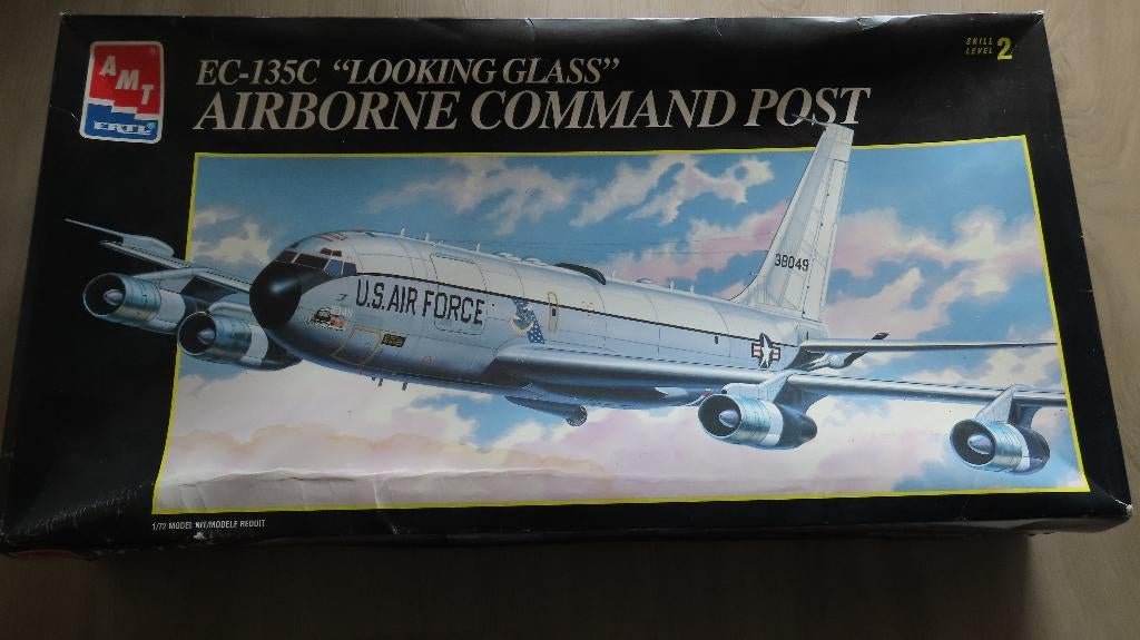 EC-135C Airborne Command Post en tankvliegtuig AMT 1/72, Hobby en Vrije tijd, Overige merken, 1:72 tot 1:144, Nieuw, Ophalen of Verzenden