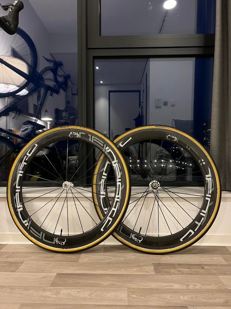 Infinito 60mm Carbon Tubular Wielset, Ophalen, Gebruikt