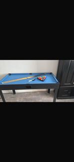 Pool tafel inklapbaar  153x  76x 80 cm, Ophalen of Verzenden, Zo goed als nieuw, Pooltafel