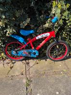 Jongensfiets 16 inch - Spiderman thema, Ophalen, Gebruikt, 16 inch