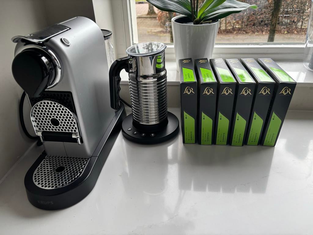 Krups Nespresso Citiz XN741B koffiecupmachine, Witgoed en Apparatuur, Koffiezetapparaten, Gebruikt, Koffiemachine, Ophalen of Verzenden